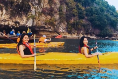 Hanoi - Hai Phong – Cai Trap Canal - Lan Ha bay - Dark and Bright Cave (L, D)